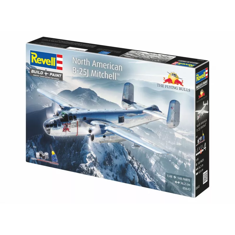 Revell 05643 Flying B-25J Mitchell Vliegtuigmodelbouwset, 1:48