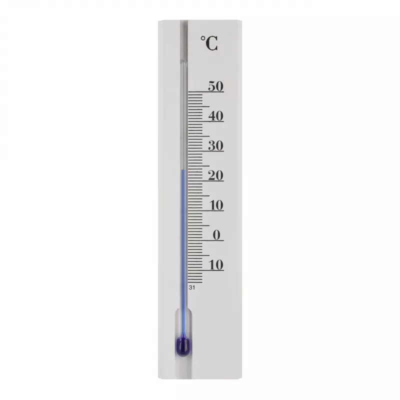 TFA Dostmann 12.1032.09 wandmontage analoge thermometer, wit, -30 tot +50 °C