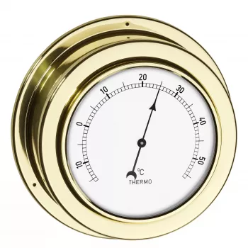TFA Dostmann messing wandthermometer 19.2015, analoog, -30 tot +50°C