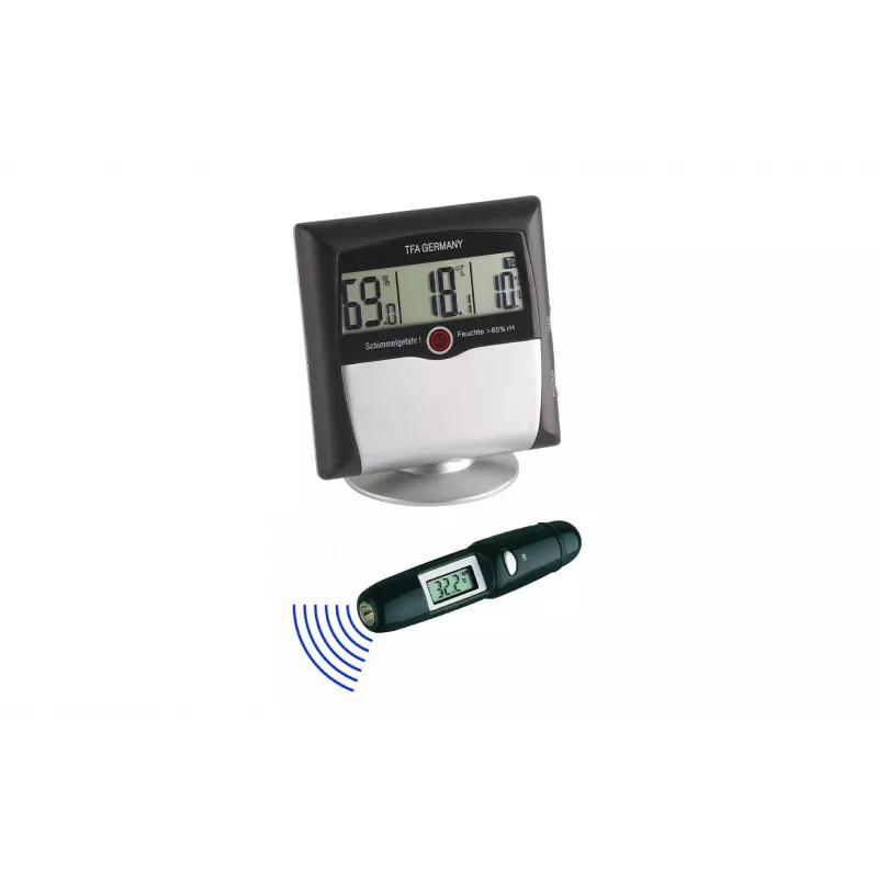 TFA Dostmann 95.2008 digitaal weerstation zwart