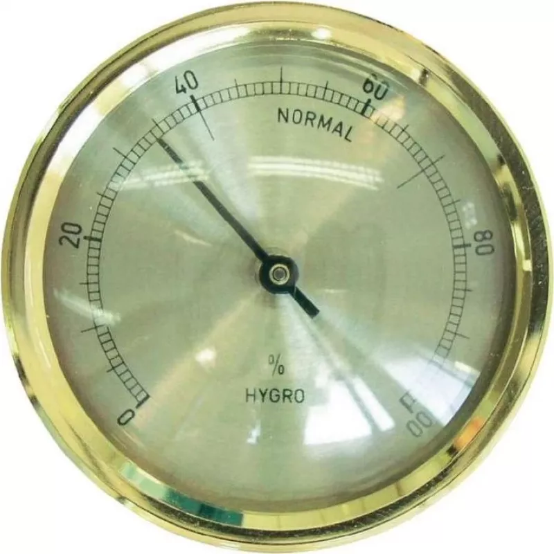 TFA Dostmann 44.1011 inbouw-hygrometer, analoog, 0-100% RH, zilveren rand