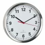 TFA Dostmann 60.3529.02 draadloze wandklok 220 mm aluminium secondewijzer slepend