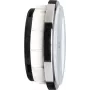 TFA Dostmann 60.3543.02 radiografische inbouwklok, glanzend chroom frame, 90 mm wijzerplaat