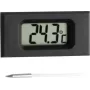 TFA Dostmann inbouwthermometer met kabelsensor, zwart (cat.nr. 30.2025)