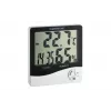 TFA Dostmann WS 5031 thermo-hygrometer met klok, zwart/wit 30-5031