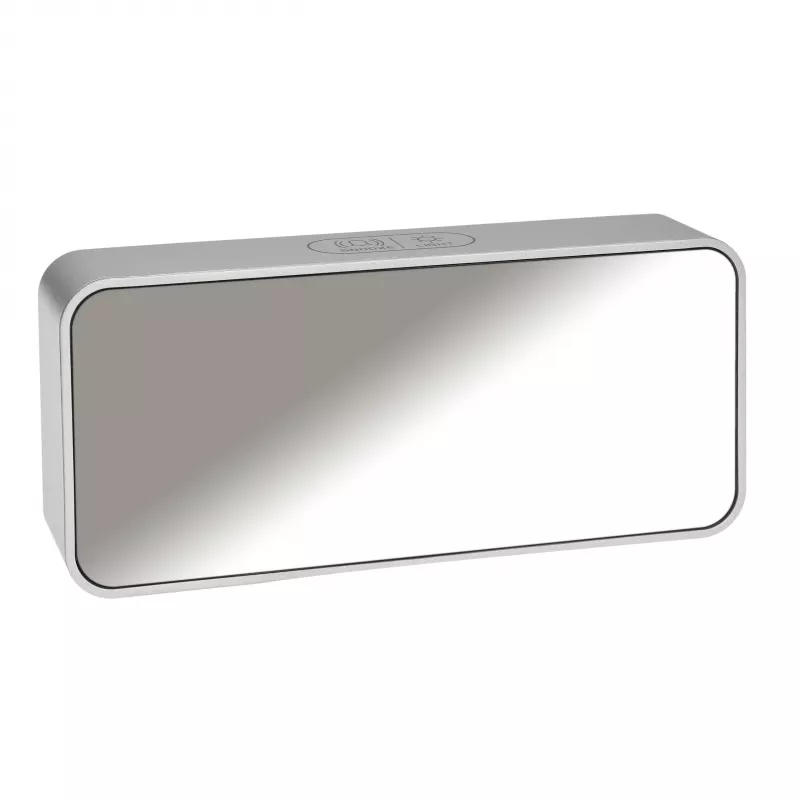 TFA Dostmann 60.2032.54 quartzwekker zilver met dual-alarm