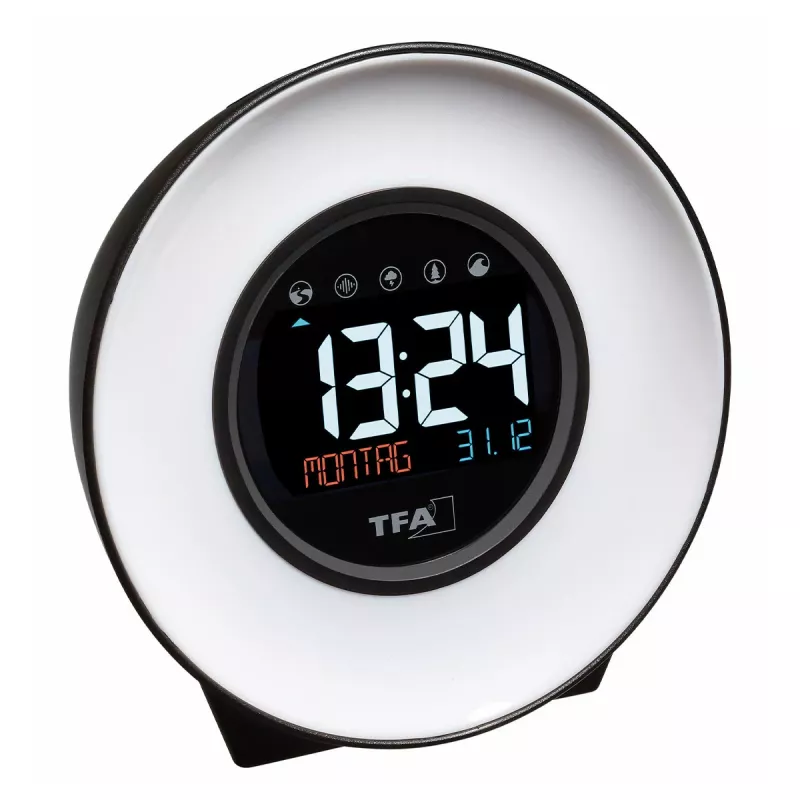 TFA Dostmann 60.2023.02 quartzwekker wit