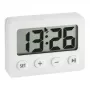 TFA Dostmann 60.2014.02 digitale wekker met timer en stopwatch, zwart