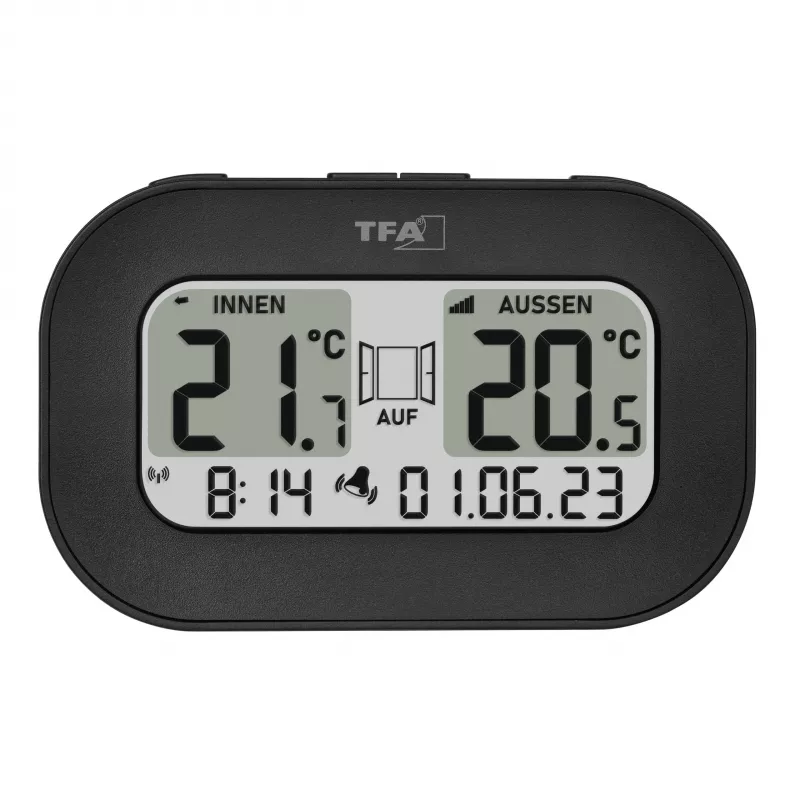 TFA Dostmann COOL@HOME draadloze digitale thermometer, zwart 30.3046.01