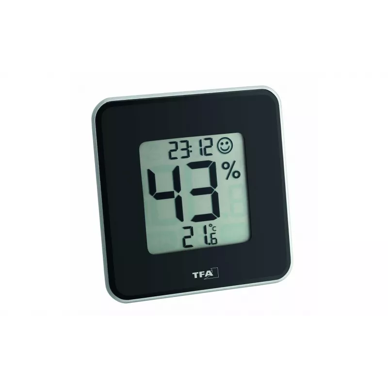 TFA Dostmann 30.5021.01 Style digitale thermo-hygrometer zwart (30.010.425)
