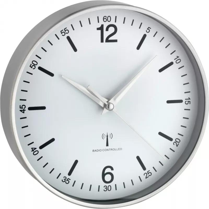 TFA Dostmann 60.3503 radiografische aluminium wandklok, zwart