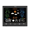 TFA CONTRAST 35.1171.01 draadloos weerstation met 12-24 uur voorspelling, zwart