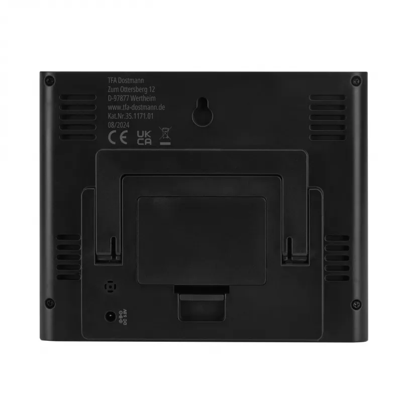 TFA CONTRAST 35.1171.01 draadloos weerstation met 12-24 uur voorspelling, zwart