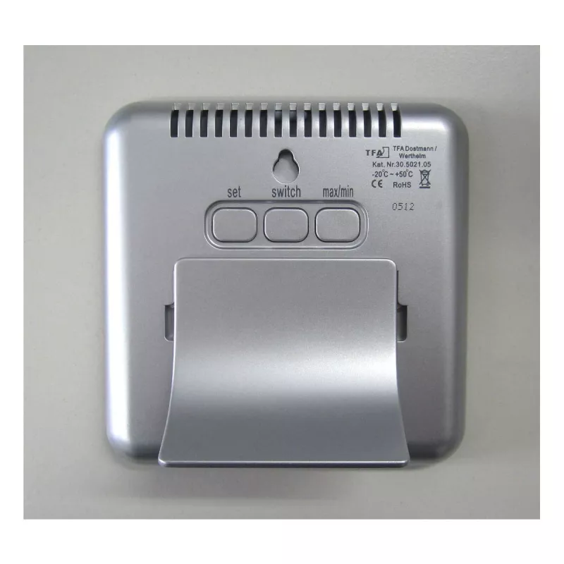 TFA Dostmann Style binnen elektronische hygrometer rood (30.5021.05)