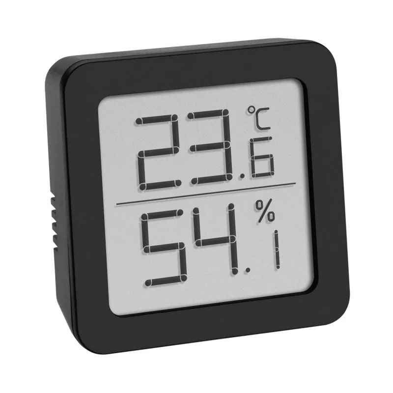 TFA Dostmann digitale thermo-hygrometer zwart 30.5051.01