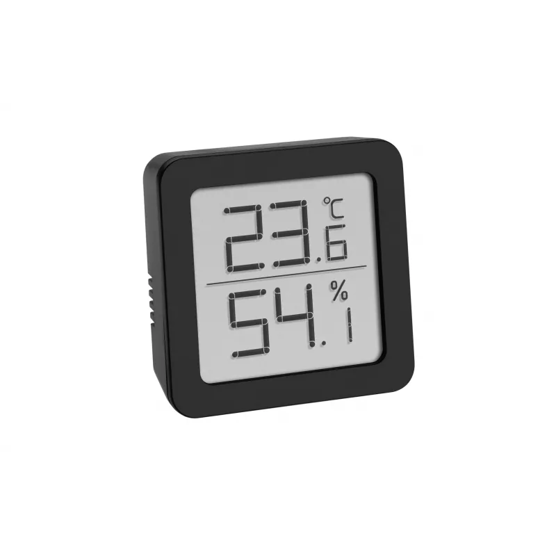 TFA Dostmann digitale thermo-hygrometer zwart 30.5051.01