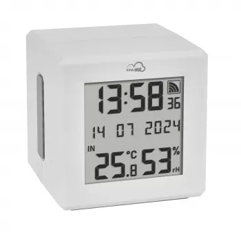 TFA Dostmann TFA.me starterset met WLAN-gateway en 2 KLIMA@HOME draadloze thermo-hygrometers, zwart/wit 35.8109.02