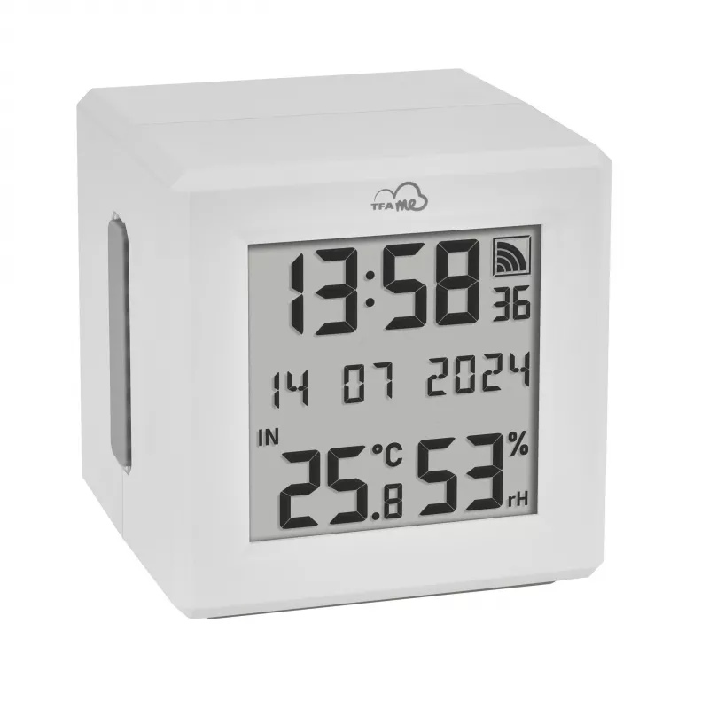 TFA Dostmann TFA.me starterset met WLAN-gateway en 2 KLIMA@HOME draadloze thermo-hygrometers, zwart/wit 35.8109.02
