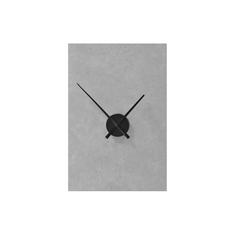 TFA Dostmann quartz wandklok 60.3036.01 zwart 96 mm x 310 mm x 33 mm