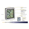 TFA Dostmann EXACTO digitale thermo-hygrometer zilver 30.5047.54.K