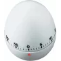 TFA DOSTMANN eierkeukentimer, mechanisch, wit, 60 minuten, belalarm, 60 x 74 mm 38.1002