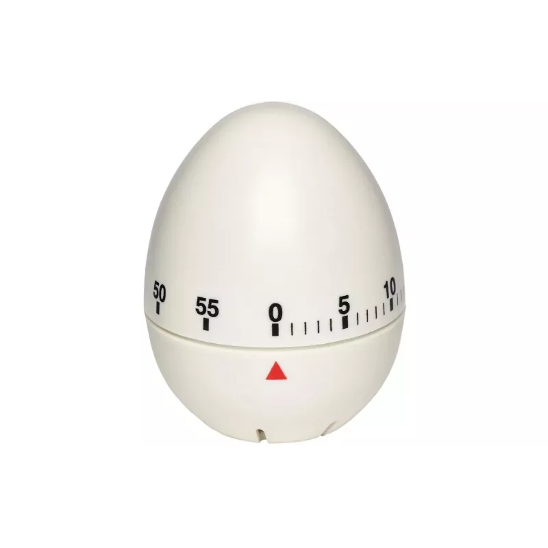 TFA DOSTMANN eierkeukentimer, mechanisch, wit, 60 minuten, belalarm, 60 x 74 mm 38.1002