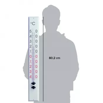 TFA Dostmann 12.2015 analoge wandthermometer wit