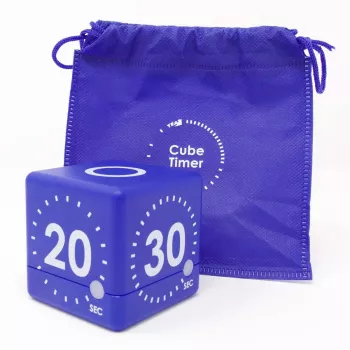 TFA Dostmann timer CUBE digitale kubustimer, blauw 38.2036.06