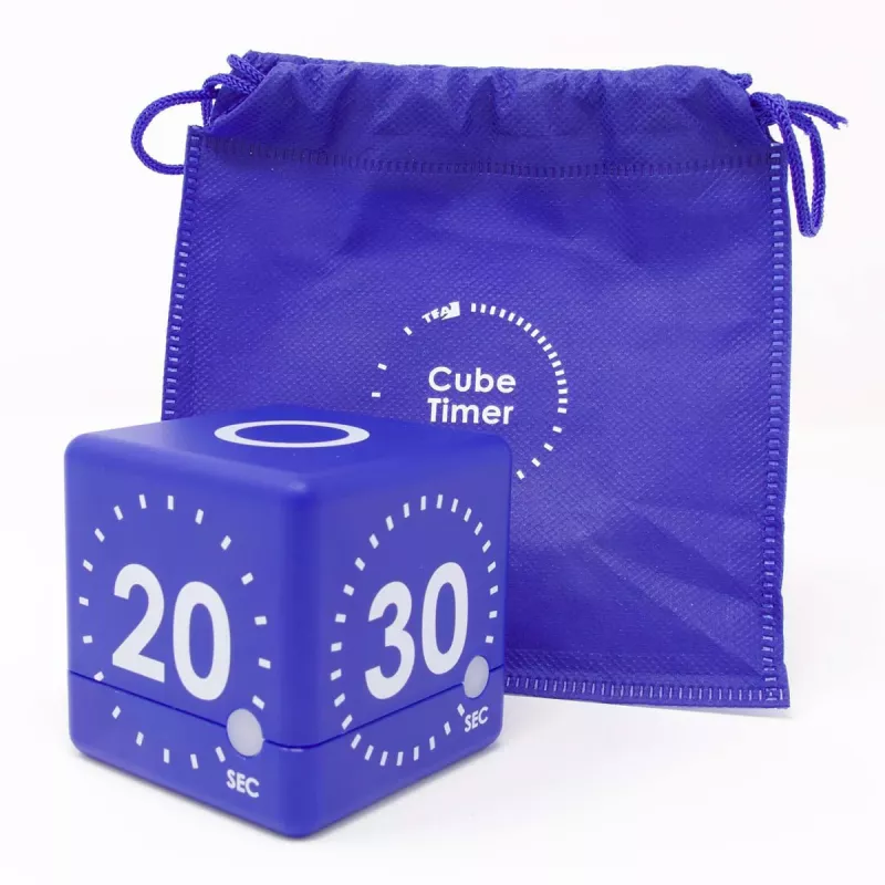 TFA Dostmann timer CUBE digitale kubustimer, blauw 38.2036.06