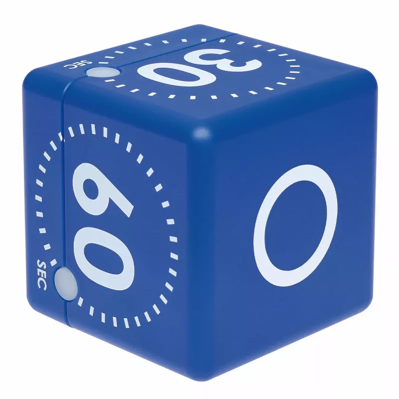 TFA Dostmann timer CUBE digitale kubustimer, blauw 38.2036.06
