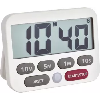TFA Dostmann digitale timer en stopwatch, wit 38.2038.02