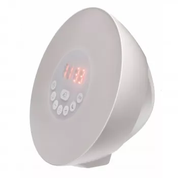 TFA Dostmann 60.2019.02 quartzwekker wit