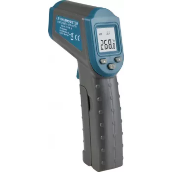 TFA Dostmann RAY infrarood koortsthermometer contactloos, 32,0-42,9°C lichaam, 0-100°C object, 25 geheugenplaatsen, verlicht LCD, stille modus (31.1136.20)