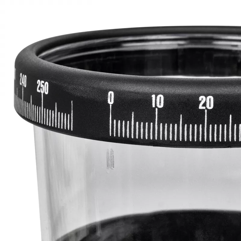 TFA Dostmann 47.1001 regenmeter, transparant/zwart, 0-40 mm, handmatig