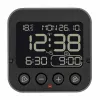 TFA Dostmann 60.2552.01 radiowecker zwart met dual-alarm