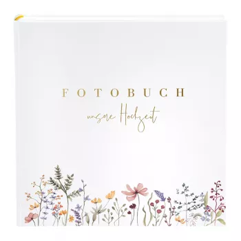 Goldbuch Blütenliebe 30x31 trouwfotoalbum, 60 witte pagina's, bloemencover 08 044