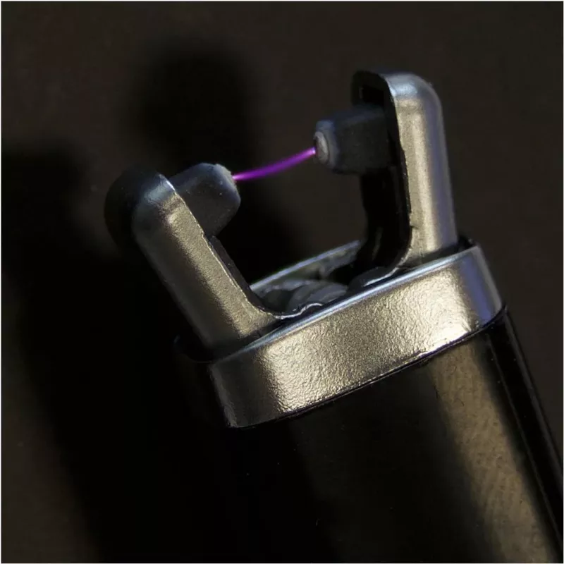 TFA Dostmann 98.1119.01 Spark oplaadbare boog-keukenaansteker zwart-zilver