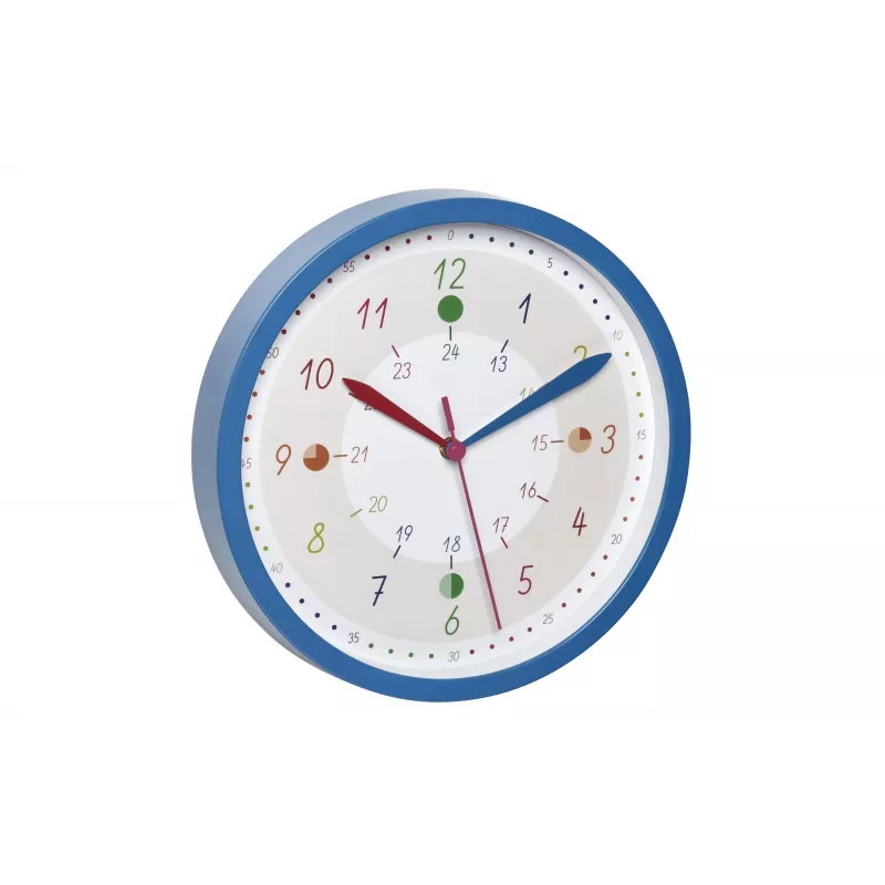 TFA Dostmann 60.3058.06.90 Kwarts wandklok 308 mm Blauw