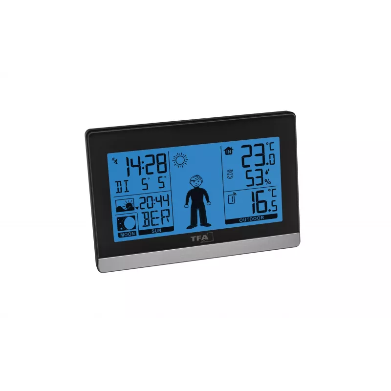 TFA Dostmann Weather Boy Draadloos weerstation, Zwart 35.010832