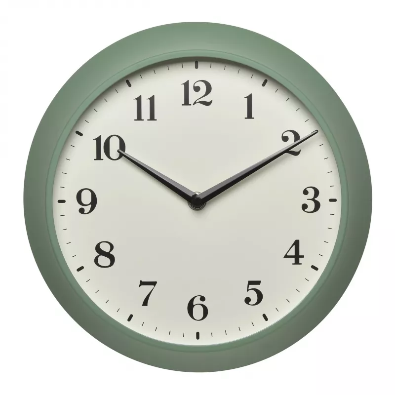 TFA Dostmann 60.3540.04 Radiowandklok met thermometer en hygrometer, Mintgroen