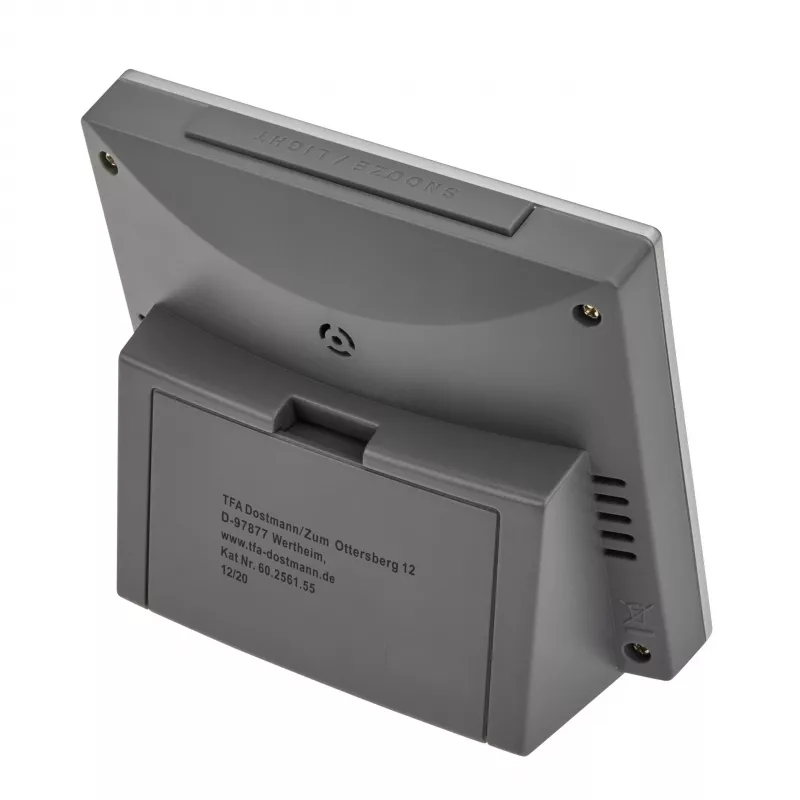 TFA Dostmann 60.2561.55 Radiowekker Zilver