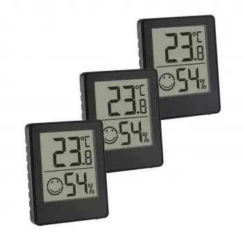 TFA Dostmann Digitale thermo-hygrometer Zwart (30.5039.01.03)
