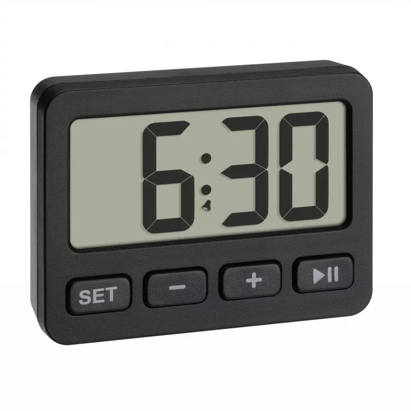 TFA Dostmann 60.2036.01 Quartzhorloge zwart