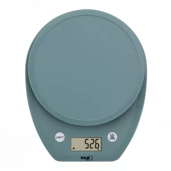 TFA Dostmann MOCHI Digitale keukenweegschaal 5 kg turquoise 50.2007.20