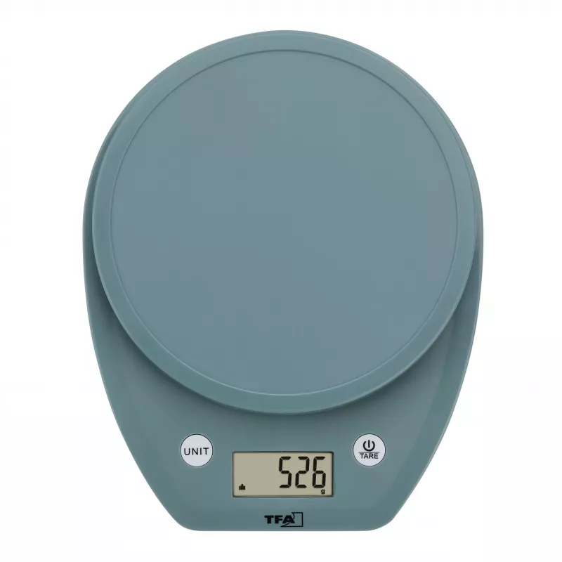 TFA Dostmann MOCHI Digitale keukenweegschaal 5 kg turquoise 50.2007.20