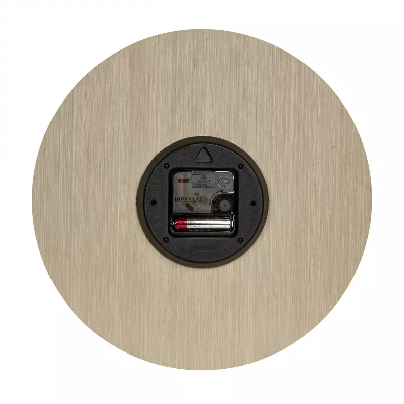 TFA Dostmann 60.3072.01 Quartzwandklok 298 mm licht hout