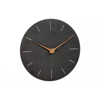 TFA Dostmann 60.3068.10 Quartzwandklok 25 cm leisteen, slepend uurwerk