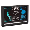 TFA Dostmann METEOCHROME Draadloos weerstation met kleurendisplay, 12-24u voorspelling, buitensensor, DCF-77-klok 35.1132.01