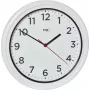 TFA Dostmann 60.3078.02 Quartz buitenwandklok wit spatwaterdicht