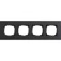 Gira Afdekraam 4-voudig antraciet 0214226